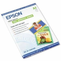 Epson A4 Self-Adhesive Photo Paper - 8 19/64" Width x 11 45/64" Length - Inkjet - Blue - Self-adhesive - 1 Each