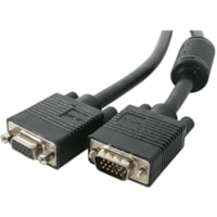 Câble vidéo 6 pi (1,83 m) VGA - 1 chaque StarTech.com - 6 pi (1,83 m) VGA Câble vidéo pour Moniteur, Appareil vidéo - Rallonge - Nickel Connecteur plaqué - Noir - 1 chaque