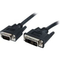 StarTech.com Analog Flat Panel Display Cable - Monitor cable - VGA - HD-15 (M) - DVI-A (M) - 1.8 m - Connect analog or dual mode Flat Panel Displays to a PC or Mac with a DVI Analog Video Card - 6ft dvi to vga - dvi to vga adapter - 6ft dvi to vga cable - dvi to vga connector - dvi to vga converter