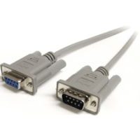 StarTech.com Null-Modem Serial Cable - Extend your EGA monitor cable or mouse cable by 6ft - 6ft rs232 cable - 6ft db9 cable - 6ft db9 serial cable -6ft straight through serial cable