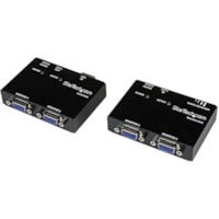 StarTech.com VGA Video Extender over CAT5 (ST121 Series) - Extend and distribute a VGA signal to 2 local, and 2 remote displays over Cat5 or better cabling - vga over cat5 extender - vga extender over cat5 - vga over cat 5 extender - vga extender over cat 5 - VGA to Cat5 Extender