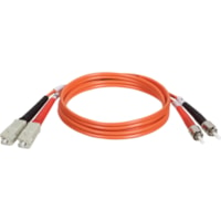 Tripp Lite Duplex Fiber Optic Patch Cable - ST Male - SC Male - 0.91m