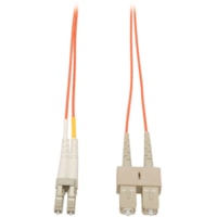 Tripp Lite Duplex Fiber Optic Patch Cable - LC Male - SC Male - 1m