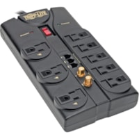 Tripp Lite ProtectIT TLP808TELTV 8 Outlets 120V Surge Suppressor - Receptacles: 8 x NEMA 5-15R - 2160J