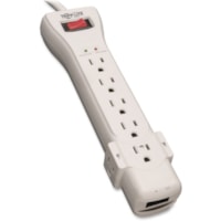 Tripp Lite ProtectIT 7 Outlets 120V Surge Suppressor - 7 x NEMA 5-15R - 1.80 kVA - 2520 J - 120 V AC Input - 120 V AC Output - 7 ft (2.13 m)