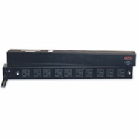 APC Basic Rack 2.88kVA PDU - 10 x NEMA 5-20R - 2.88kVA - 1U 19" Rack-mountable