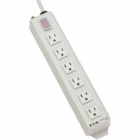 Tripp Lite Power It! 6 Outlets Power Strip with Metal Housing - NEMA 5-15P - 6 NEMA 5-15R - 1.83m