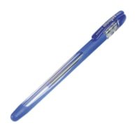 Zebra Pen Duogel Stick Rollerball Stick Pen - Medium Pen Point - Blue Ink - Rubber Barrel