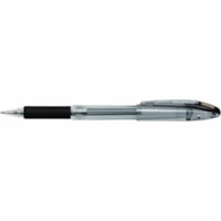 Zebra Pen Jimnie Soft Rubber Grip Gel Rollerball Pens - 0.7 mm (0.03") Medium Pen Point - Black Ink - Water Based - Translucent Barrel - 1 Each