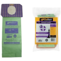 ProTeam Intercept Micro Filter Bag - 10 / Pack - Double-pleated Design - White