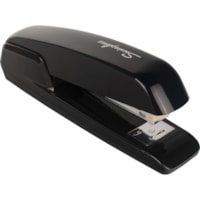 Swingline Durable Desk Stapler - Staples Upto 20 Sheet of 20lb Paper - Holds Upto 210 Staple - Full Strip - Staple Size: 1/4" (6.35 mm) - Black - Metal - 1 Each