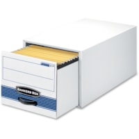 Stor/Drawer® Steel Plus(tm) - Letter - Internal Dimensions: 12.50" (317.50 mm) Width x 23.25" (590.55 mm) Depth x 10.38" (263.52 mm) Height - External Dimensions: 14" (355.60 mm) Width x 25.5" (647.70 mm) Depth x 11.5" (292.10 mm) Height - Media Size Supported: Letter - Heavy Duty - Stackable