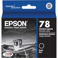 Epson Claria Original Ink Cartridge - Inkjet - 450 Pages - Black - 1 Each