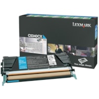 Lexmark Toner Cartridge - Laser - Extra High Yield - 7000 Pages - Cyan - 1 Each