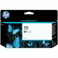 HP 70 (C9450A) Original Inkjet Ink Cartridge - Single Pack - Gray - 1 Each - Inkjet - 1 Each