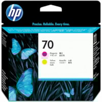 HP 70 (C9406A) Original Printhead - Single Pack - Inkjet - Magenta, Yellow - 1 Each