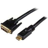 StarTech.com 50 ft HDMIÂ® to DVI-D Cable - M/M - Connect an HDMI-enabled output device to a DVI-D display, or a DVI-D output device to an HDMI-capable display - 50ft HDMI to dvi - 50ft HD to DVI - HDMI to DVI Adapter - HDMI to DVI Converters - 50ft dvi-d to HDMI