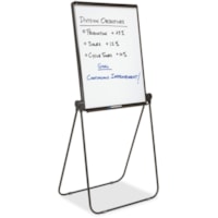 Quartet Ultima Easel - 70" (1778 mm) Height - Plastic, Steel, Aluminum - Black