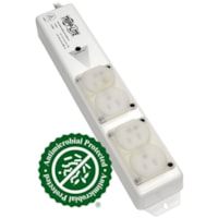 Tripp Lite 4 Outlet Medical-Grade Power Strip - NEMA 5-15P - 4 NEMA 5-15R Hospital Grade - 4.57m