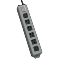 Tripp Lite by Eaton Waber 6 Outlets Power Strip - NEMA 5-15P - 6 x NEMA 5-15R - 15 ft (4.57 m) Cord - 15 A Current - 120 V AC Voltage