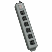 Tripp Lite series Waber 6 Outlets Power Strip - NEMA 5-15P - 6 x NEMA 5-15R - 15 ft (4.57 m) Cord - 15 A Current - 120 V AC Voltage