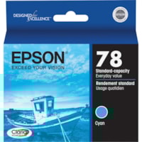 Epson Claria Original Ink Cartridge - Inkjet - Cyan - 1 Each