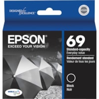 Epson DURABrite T069120 Original Ink Cartridge - Inkjet - 245 Pages - Black - 1 Each