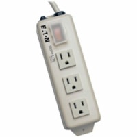 Tripp Lite Power It! 3 Outlet Power Strip - NEMA 5-15P - 3 NEMA 5-15R - 1.83m