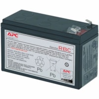 APC by Schneider Electric 7Ah UPS Replacement Battery Cartridge - 7000 mAh - 12 V DC - Lead Acid - Hot Swappable - 3 Year Minimum Battery Life - 5 Year Maximum Battery Life