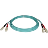 Tripp Lite Fiber Optic Duplex Patch Cable - SC Male - SC Male - 2m - Aqua Blue