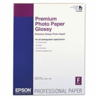 Epson - Papier Photo Brillant Premium - C - 17 po (431,80 mm) x 22 po (558,80 mm) - Brillant - 25 Feuille