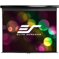Elite Screens Manual Pull Down Projection Screen - 45" x 80" - Matte White - 92" Diagonal