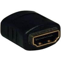 Tripp Lite HDMI Compact Gender Changer Adapter Coupler HDMI F/F - 1 x HDMI Digital Audio/Video Female - 1 x HDMI Digital Audio/Video Female - Black