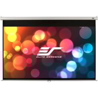 Elite Screens Manual Series Manual Pull Down Projection Screen - 48" x 64" - Matte White - 80" Diagonal