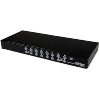 StarTech.com - Boîtier de commutation KVM SV1631DUSB - 16 Ordinateur(s) - 1920 x 1440 - 1U - Montable en rack, Bureau