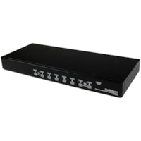 StarTech.com - Boîtier de commutation KVM StarView - 8 Ordinateur(s) - 1920 x 1440 - 1U - Montable en rack, Bureau
