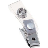 GBC ID Badge Clip - Polypropylene - Clear - 100 / Box