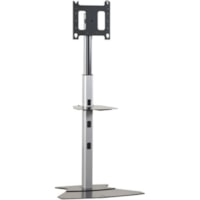 Chief PF1-US Floor Stand for Flat Panel Display - 200 lb (90718.47 g) Load Capacity - Flat Panel Display Type Supported - Silver