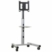 Chief MFC-US Flat Panel Display Mobile Cart - 125 lb (56699.05 g) Load Capacity - Flat Panel Display Type Supported - Silver