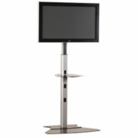 Chief MF1-US Floor Stand for Flat Panel Display - 125 lb (56699.05 g) Load Capacity - Flat Panel Display Type Supported - Silver