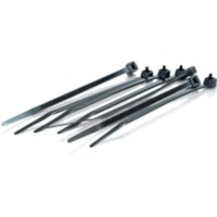 C2G Cable Tie - Cable Tie - Black - 7.5" (190.50 mm) Length - 100 Pack 