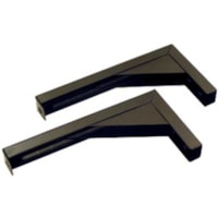 Elite Screens ZVMAXLB12-B 12" Extended Wall/Ceiling L Brackets - Black