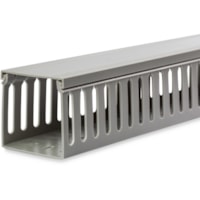 StarTech.com 3x3in Open Slot Wiring Cable Raceway Duct, Server Rack Cable Management, PVC Cable Cover, Cord Hider / Organizer, TAA - Open slot cable raceway ideal for cable management - Cable cover features snap-lid for easy cable access - Cord hider duct is warp-proof and self-extinguishing - Cable