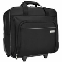 Targus - Étui de transport Metro TBR003US (À roulettes) pour 15,4 po à 16 po Ordinateur Portable - Noir - Étanche - Polyester 1200D Corps - Poignée - hauteur de 15,75 po (400,05 mm) x largeur de 9 po (228,60 mm) - 28 L Capacité de volume - 1 chaque