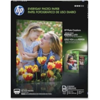 HP Everyday Photo Paper - Letter - 8 1/2" (215.90 mm) x 11" (279.40 mm) - Semi-gloss - 50 / Pack