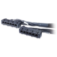 APC Cat. 6 UTP CMR Data Distribution Cable - RJ-45 Female - RJ-45 Female - 2.74m - Black