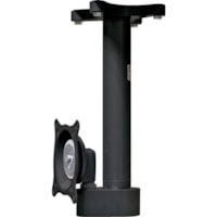 Chief Fusion FHS110B Ceiling Mount for Flat Panel Display - Black - 26" (660.40 mm) Screen Support - 40 lb (18143.69 g) Load Capacity - 75 x 75, 100 x 100 - VESA Mount Compatible