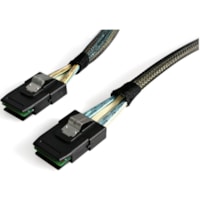 StarTech.com 50cm Internal Mini-SAS Cable SFF-8087 To SFF-8087 & Sideband - Serial Attached SCSI (SAS) internal cable - with Sidebands - 4-Lane - 36 pin 4i Mini MultiLane - 36 pin 4i Mini MultiLane - 50 cm - Provide durable connectivity for high-performance networks, servers, workstations and deskto