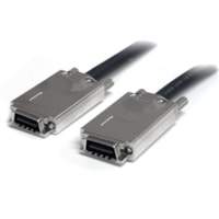 StarTech.com 100cm Serial Attached SCSI SAS Cable - SFF-8470 to SFF-8470 - erial Attached SCSI (SAS) external cable - 4-Lane - 4x InfiniBand - 4x InfiniBand - Provide reliable, high-performance drive and backplane connectivity