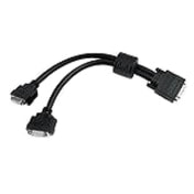 Matrox Video Splitter Cable - LFH Male - DVI-I Female - 0.3m